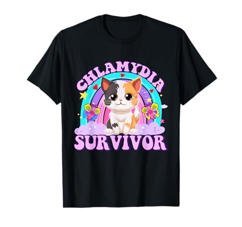 Chlamydia Survivor Cat Meme Lustiger Humor für Erwachsene Männer Frauen T-Shirt Chlamydia Survivor Cat Meme Lustiger Humor für Erwachsene Männer Frauen T-Shirt von Chlamydia Survivor Funny Cat Oddly Specific Meme