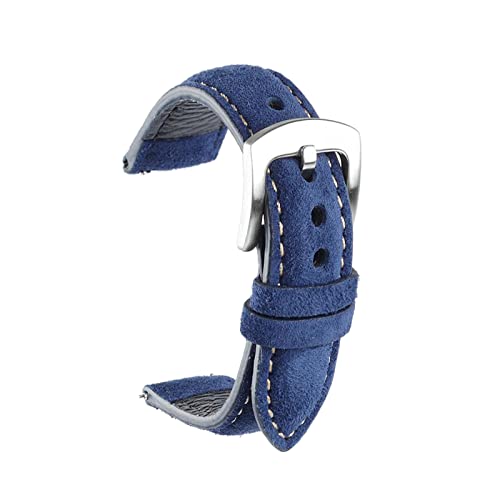 Chlikeyi Armband Leder Wildleder 18-22 mm Schnellverschluss Handgefertigtes Ersatzarmband Zubehör Chlikeyi Armband Leder Wildleder 18-22 mm Schnellverschluss Handgefertigtes Ersatzarmband Zubehör von Chlikeyi