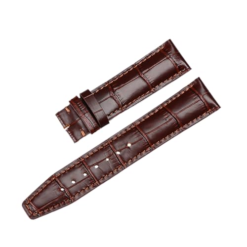 Chlikeyi Armband Rindsleder 20-22mm Armbandgürtel, Farbe 5, 21mm von Chlikeyi