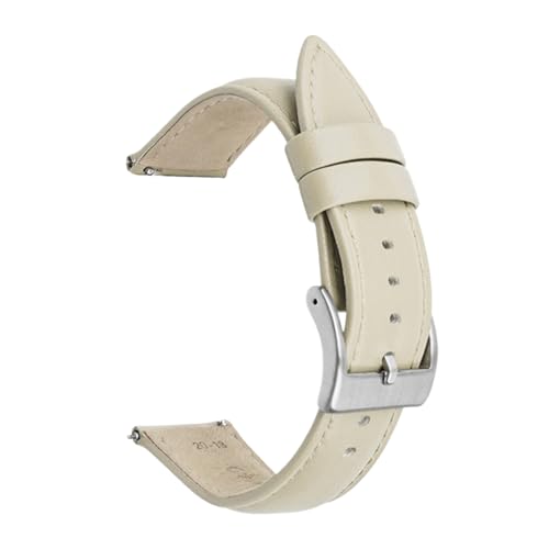 Chlikeyi Armband aus echtem Leder, 20-22mm, Schnellverschlussgürtel, Farbe 2, 20mm von Chlikeyi