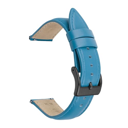 Chlikeyi Armband aus echtem Leder, 20-22mm, Schnellverschlussgürtel, Farbe 5, 22mm von Chlikeyi