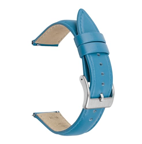 Chlikeyi Armband aus echtem Leder, 20-22mm, Schnellverschlussgürtel, Farbe 6, 20mm von Chlikeyi
