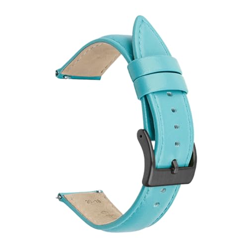 Chlikeyi Armband aus echtem Leder, 20-22mm, Schnellverschlussgürtel, Farbe 7, 20mm von Chlikeyi