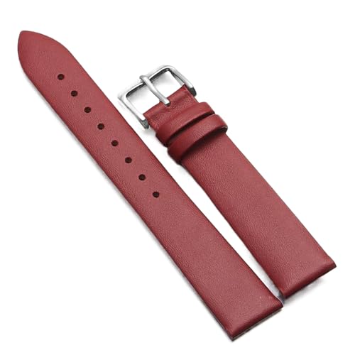 Chlikeyi Armband aus echtem Leder, genähtes Lederarmband, Zubehör, Rotsilber, 6 mm Chlikeyi Armband aus echtem Leder, genähtes Lederarmband, Zubehör, Rotsilber, 6 mm von Chlikeyi