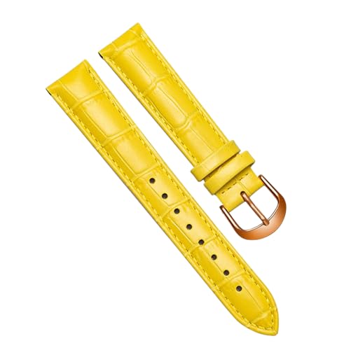 Chlikeyi Armband aus echtem Leder mit Schmetterlingsschnalle für Männer und Frauen, Gelbes Gold, 20 mm Chlikeyi Armband aus echtem Leder mit Schmetterlingsschnalle für Männer und Frauen, Gelbes Gold, 20 mm von Chlikeyi