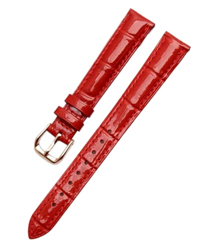 Chlikeyi Uhrenarmband 10mm-20mm Damen Echtleder Uhrenarmband mit Dornschließe, Farbe 2, 20mm von Chlikeyi