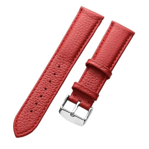 Chlikeyi Uhrenarmband Echtleder 13mm-24mm, Farbe 3, 15mm von Chlikeyi