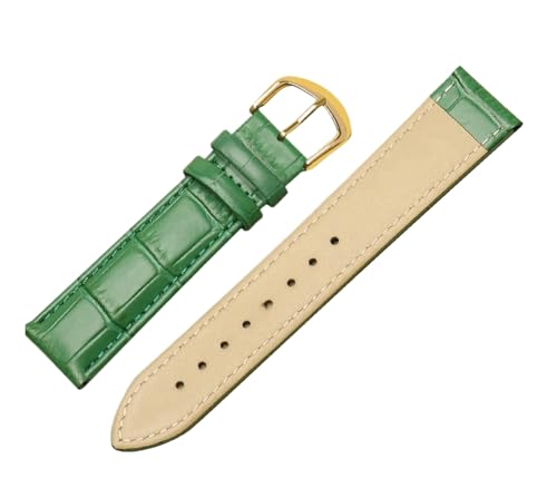 Chlikeyi Uhrenarmband Echtleder Uhrenarmbänder 12mm-20mm, Farbe 3, 20mm von Chlikeyi