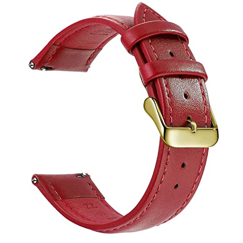 Chlikeyi Uhrenarmband Kalbsleder Echtleder flach glatt Armband 18-22mm Uhrenarmbänder Chlikeyi Uhrenarmband Kalbsleder Echtleder flach glatt Armband 18-22mm Uhrenarmbänder von Chlikeyi