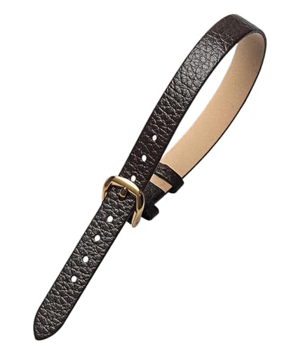 Chlikeyi Uhrenarmband aus echtem Leder, 10mm, Farbe 32, 10x2x220mm von Chlikeyi