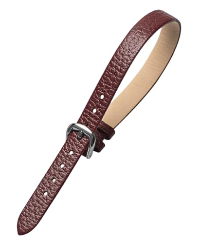 Chlikeyi Uhrenarmband aus echtem Leder, 10mm, Farbe 34, 10x2x220mm von Chlikeyi