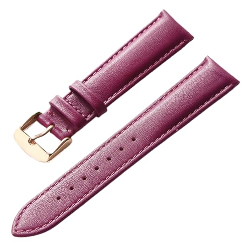 Chlikeyi Uhrenarmband aus echtem Leder, 13–22mm, Farbe 14, 17mm von Chlikeyi