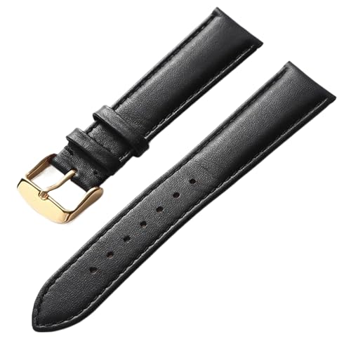 Chlikeyi Uhrenarmband aus echtem Leder, 13–22mm, Farbe 3, 13mm von Chlikeyi