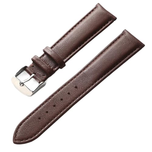 Chlikeyi Uhrenarmband aus echtem Leder, 13–22mm, Farbe 7, 20mm von Chlikeyi