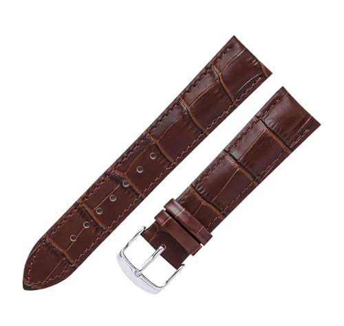 Chlikeyi Uhrenarmband aus echtem Leder, 14–22mm, Farbe 3, 16mm von Chlikeyi