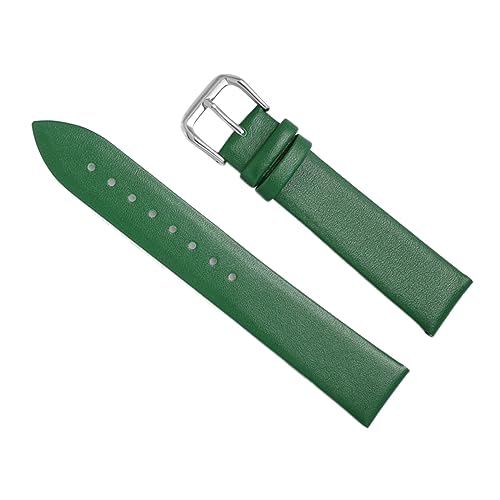 Chlikeyi Weiche Leder-Uhrenarmbänder 8-22mm für Herren-/Damen-Armband-Uhrenarmbänder, Grün, 14 mm Chlikeyi Weiche Leder-Uhrenarmbänder 8-22mm für Herren-/Damen-Armband-Uhrenarmbänder, Grün, 14 mm von Chlikeyi