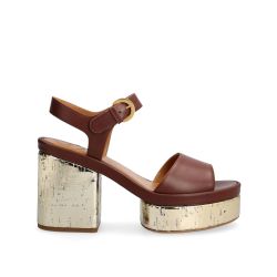 ChloÉ Odina Damensandalen Aus Braunem Leder von ChloÉ