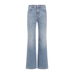 Chloé Boyfriend Jeans In Nebelblau Mit Distressed-effekt von ChloÉ
