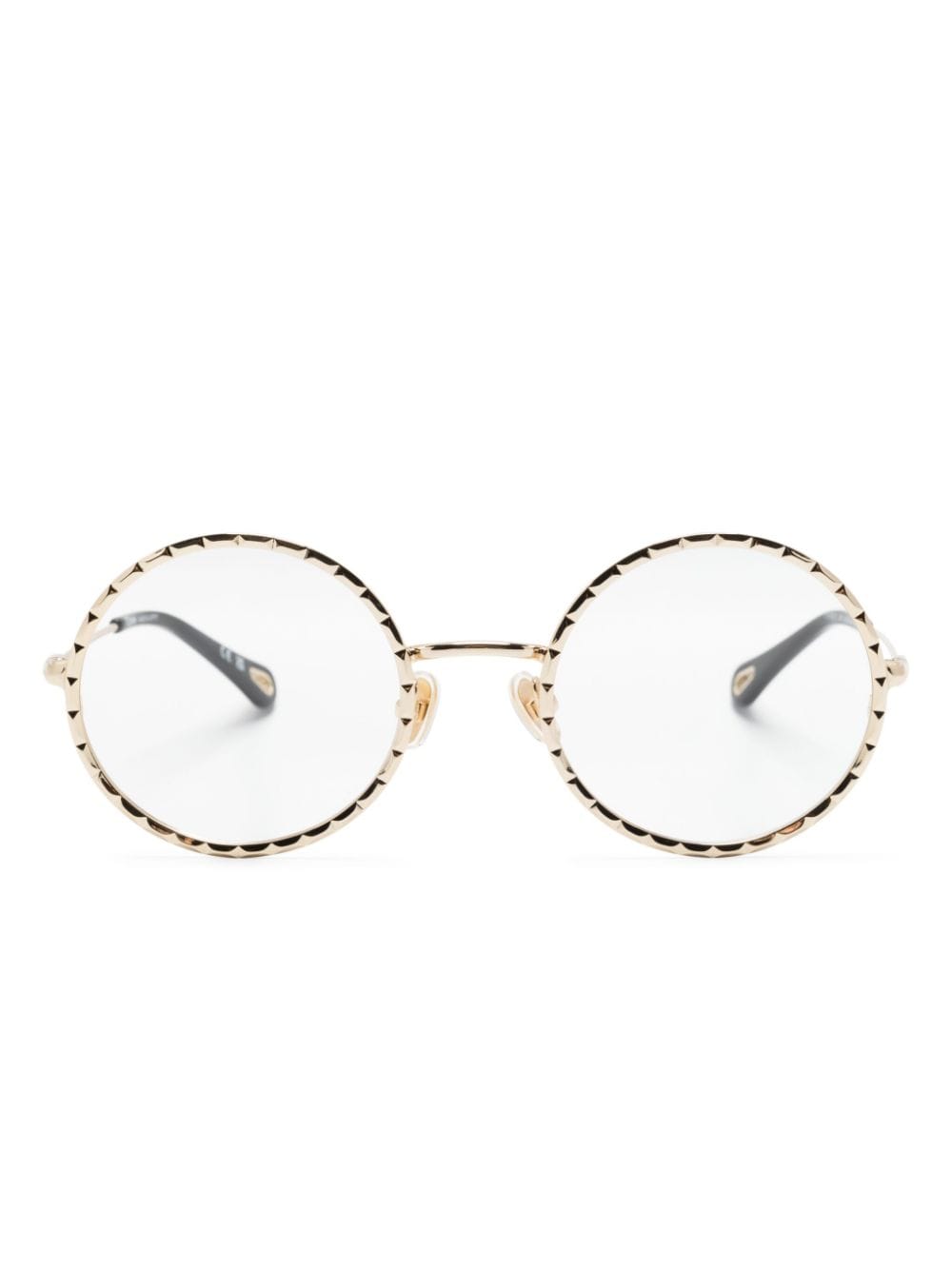 Chloé Eyewear Brille mit rundem Gestell - Gold von Chloé Eyewear