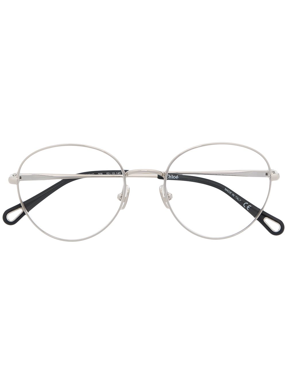 Chloé Eyewear Brille mit rundem Gestell - Silber von Chloé Eyewear