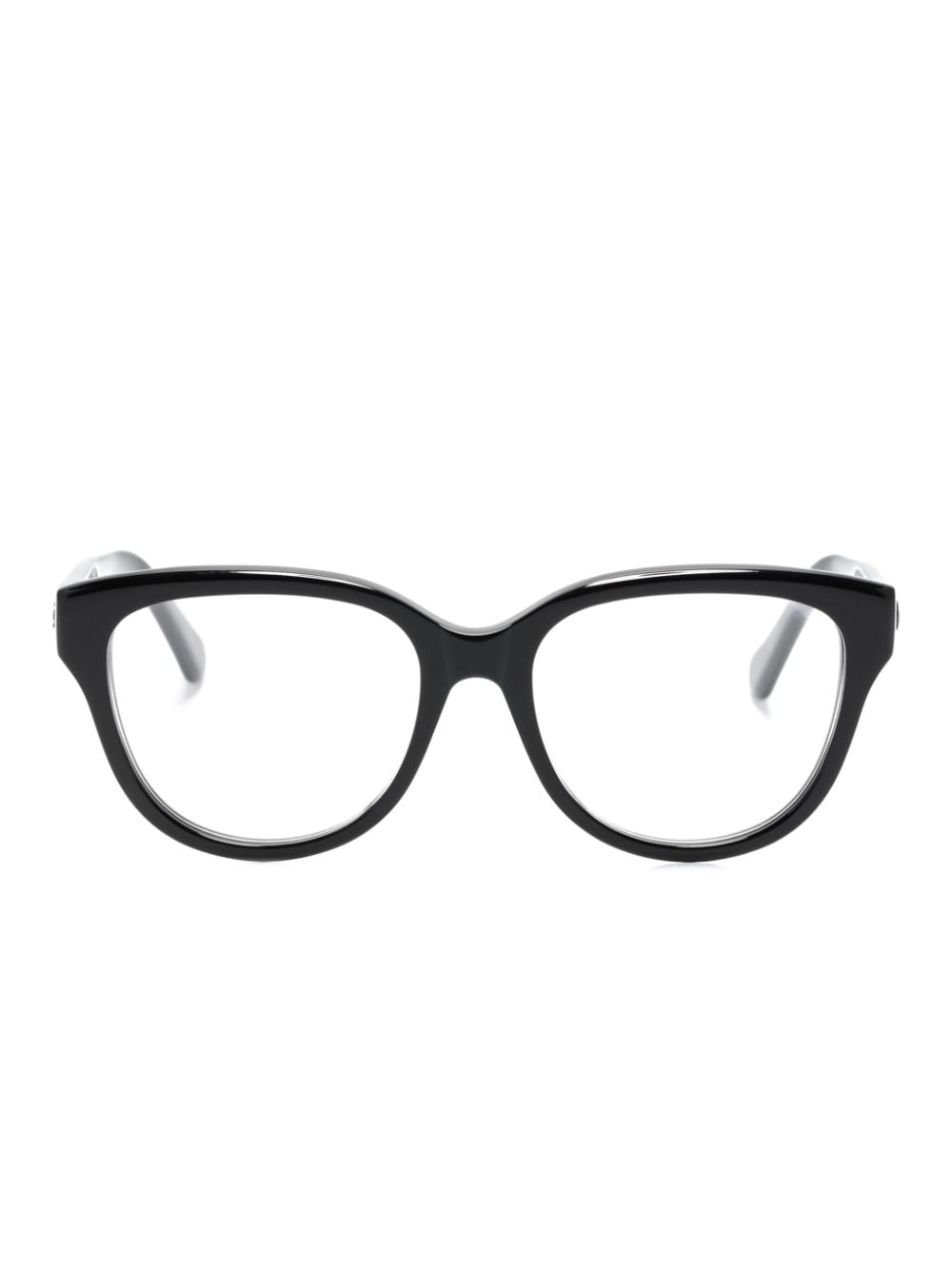 Chloé Eyewear Eckige Brille mit Logo-Prägung - Schwarz von Chloé Eyewear