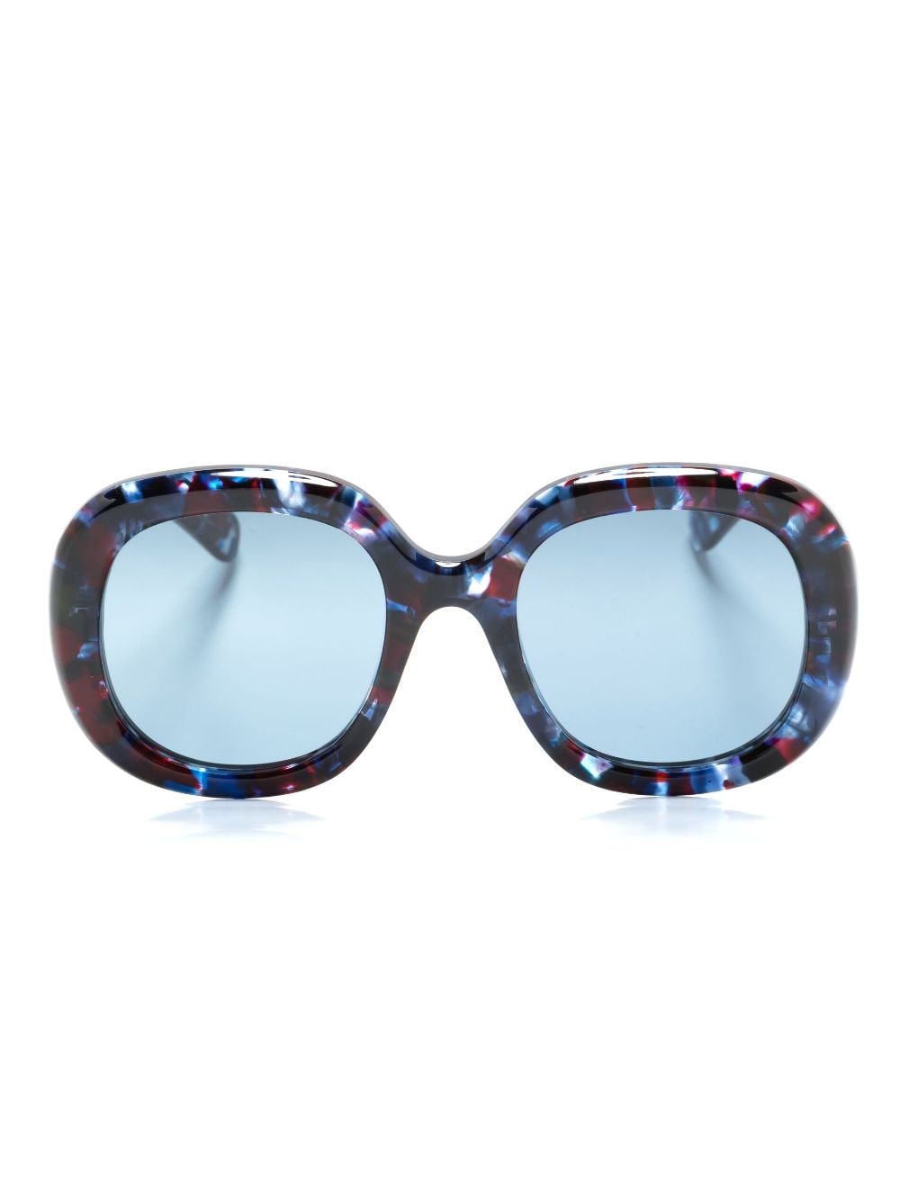 Chloé Eyewear Sonnenbrille mit eckigem Gestell - Blau von Chloé Eyewear