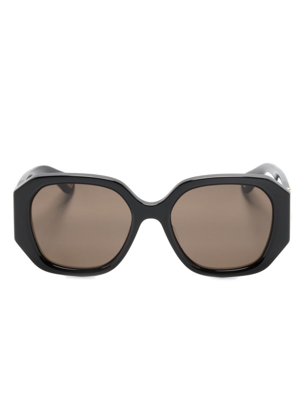 Chloé Eyewear Marcie Sonnenbrille mit Oversized-Gestell - Schwarz von Chloé Eyewear