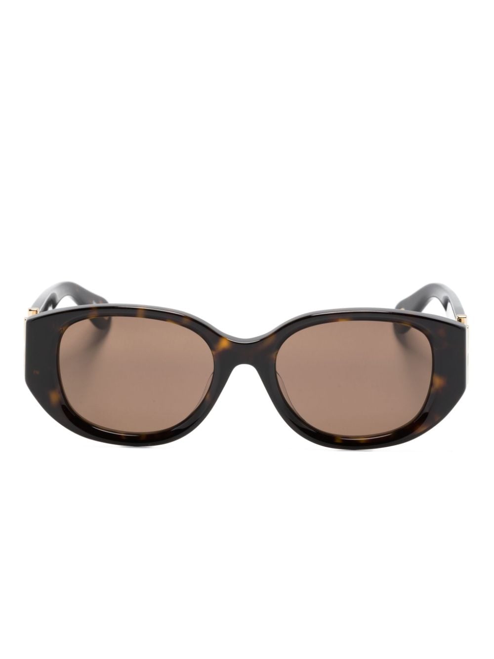 Chloé Eyewear Marcie Sonnenbrille mit ovalem Gestell - Braun von Chloé Eyewear