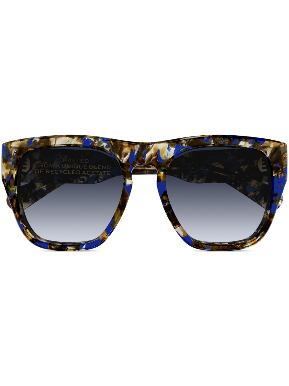 Chloé Eyewear Sonnenbrille mit eckigem Gestell - Blau von Chloé Eyewear