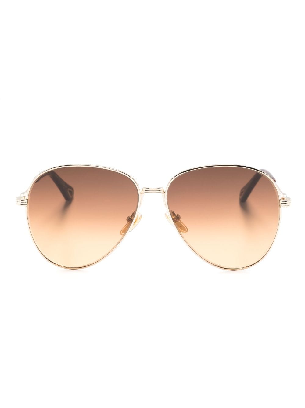 Chloé Eyewear Klassische Pilotenbrille - Gold von Chloé Eyewear