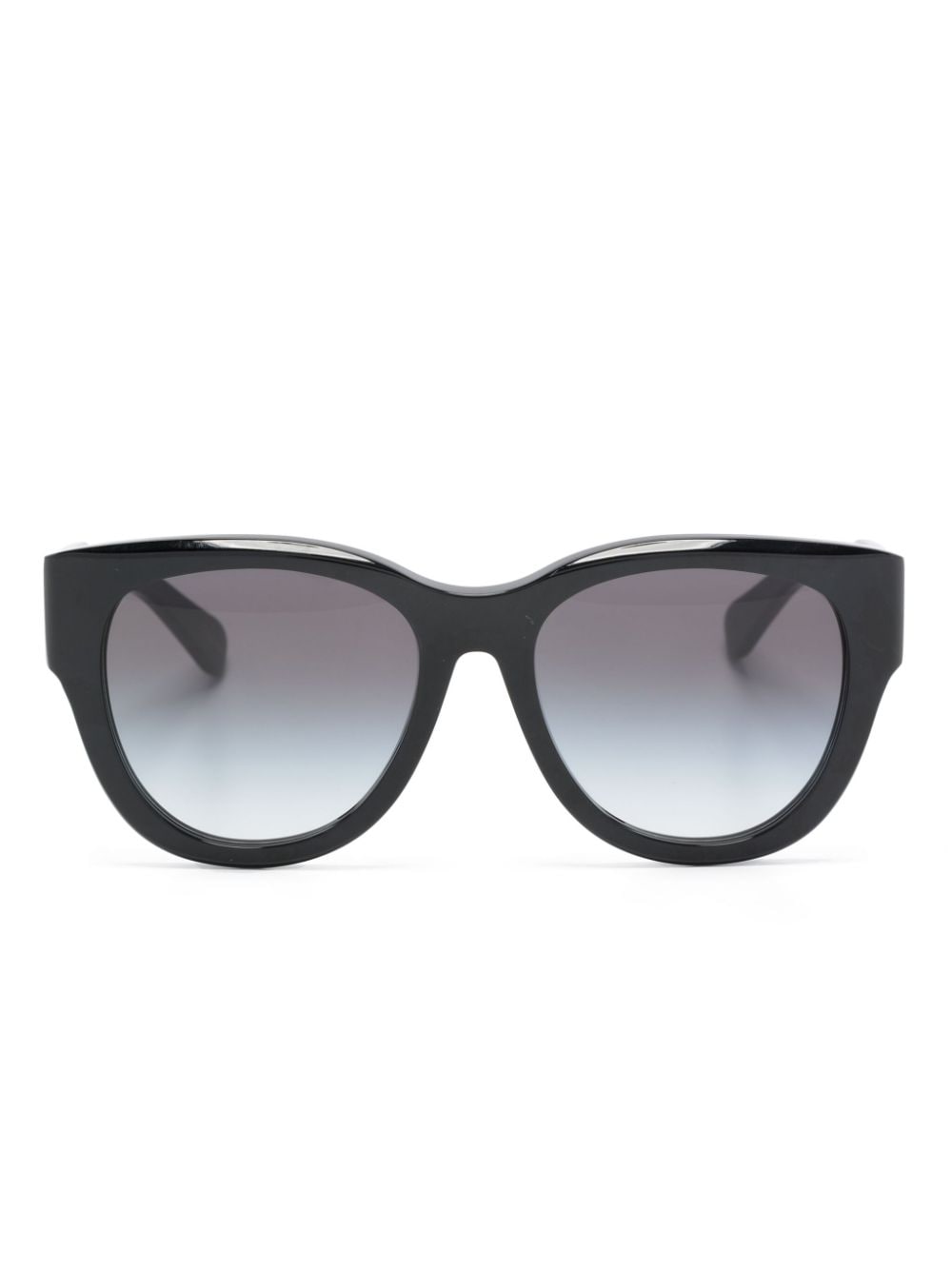 Chloé Eyewear Sonnenbrille mit rundem Gestell - Schwarz von Chloé Eyewear