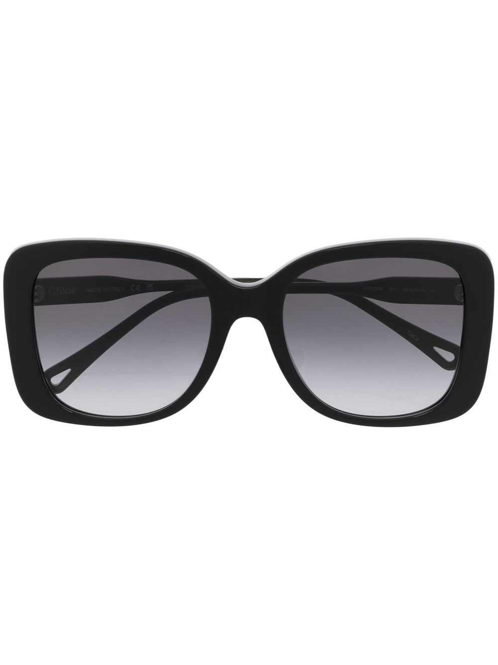 Chloé Eyewear Sonnenbrille im Oversized-Look - Schwarz von Chloé Eyewear