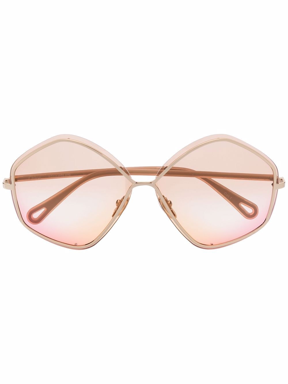 Chloé Eyewear Sonnenbrille mit Farbverlauf - Nude von Chloé Eyewear