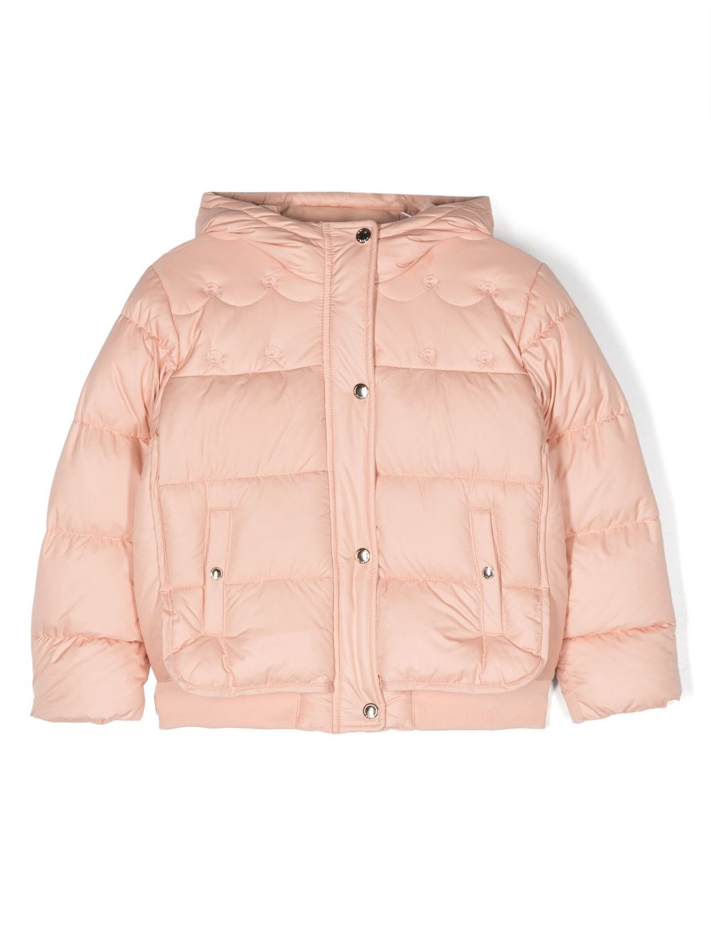 Chloé Kids Gesteppte Kapuzenjacke - Rosa von Chloé Kids