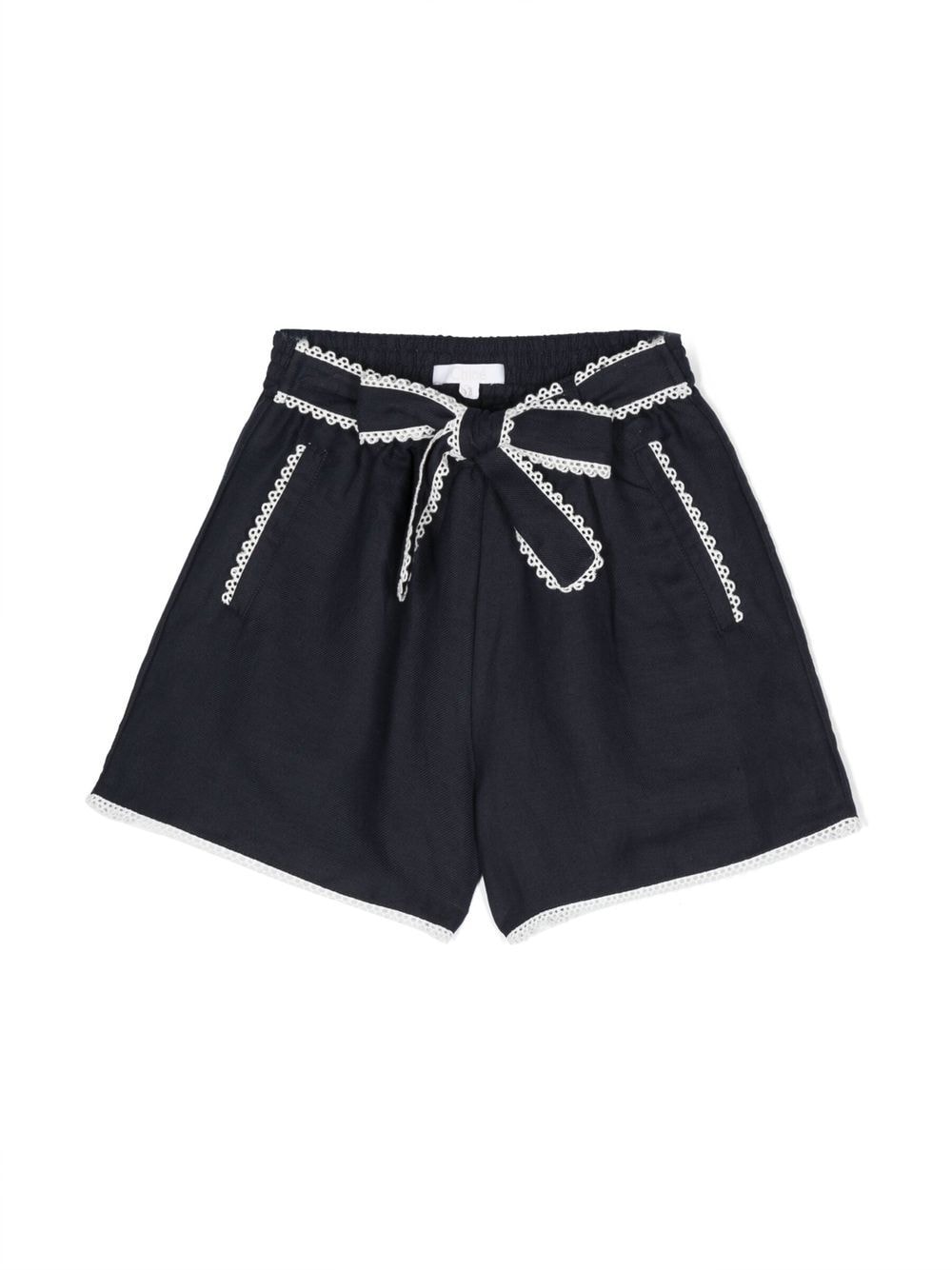 Chloé Kids Shorts mit Schleife - Blau von Chloé Kids