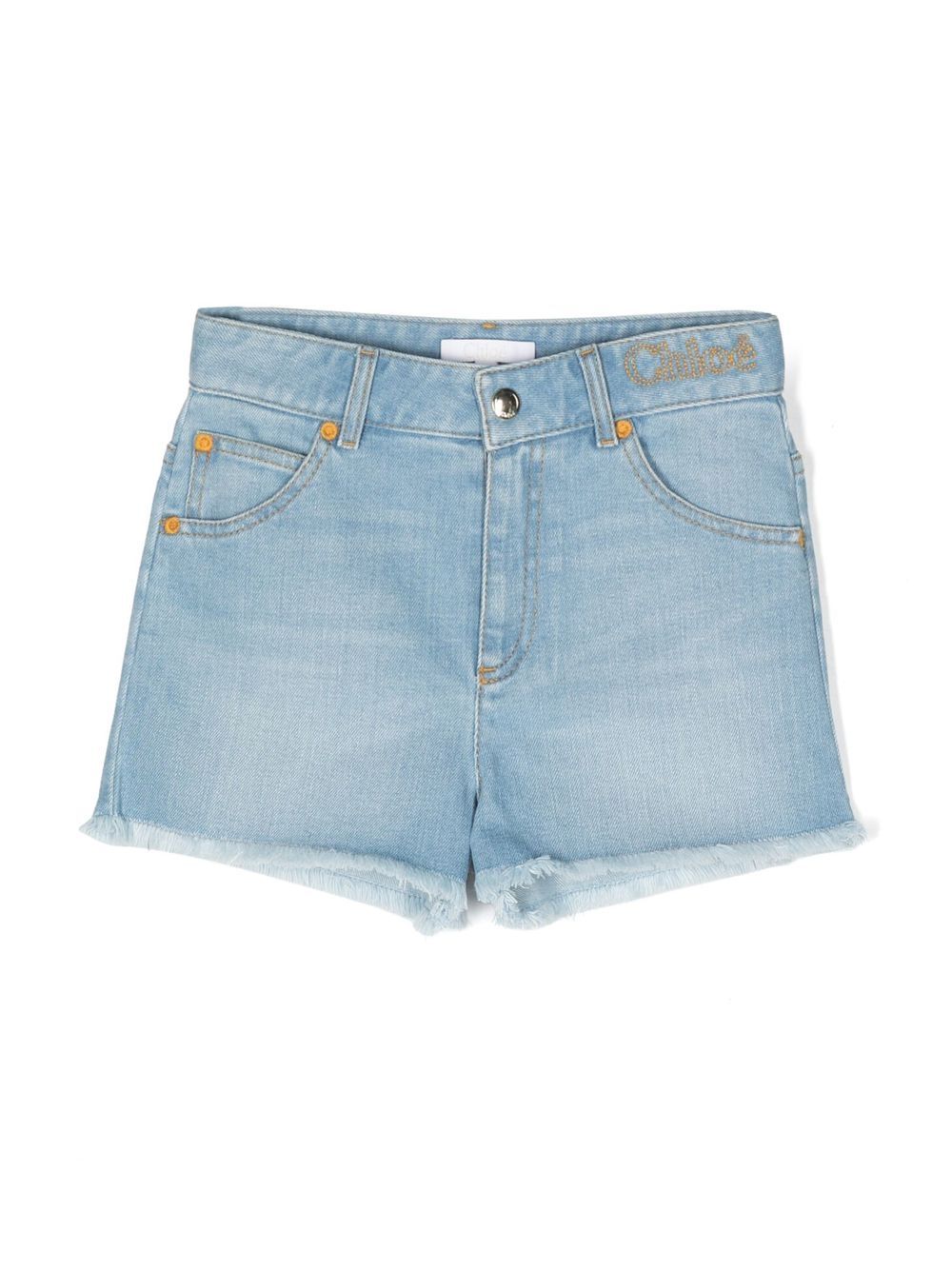 Chloé Kids Klassische Jeans-Shorts - Blau von Chloé Kids