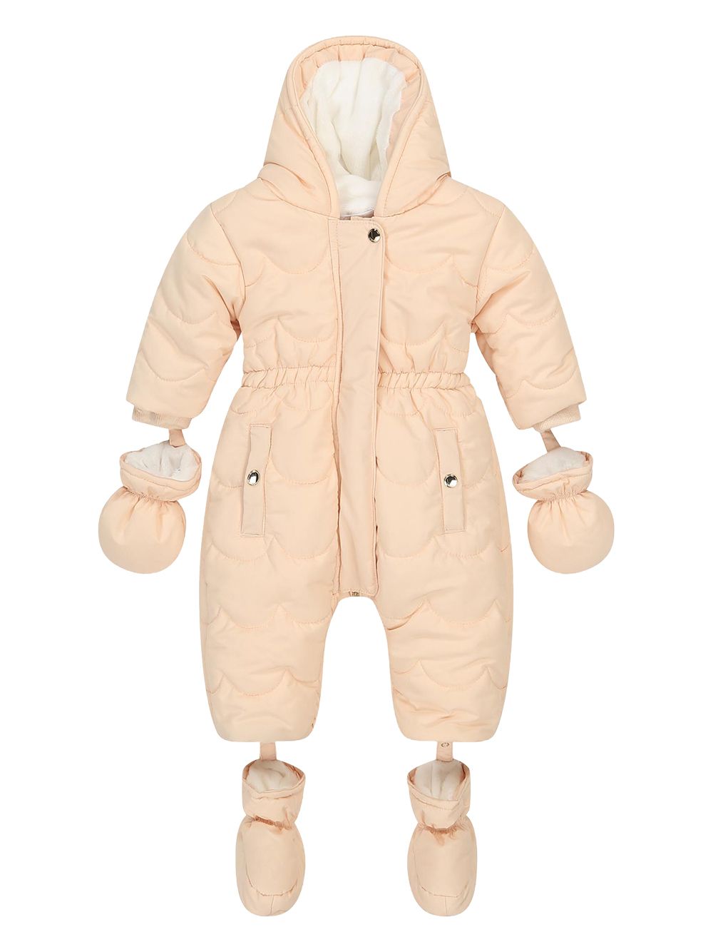 Chloé Kids Gefüttertes Overall-Set mit Kapuze - Rosa von Chloé Kids