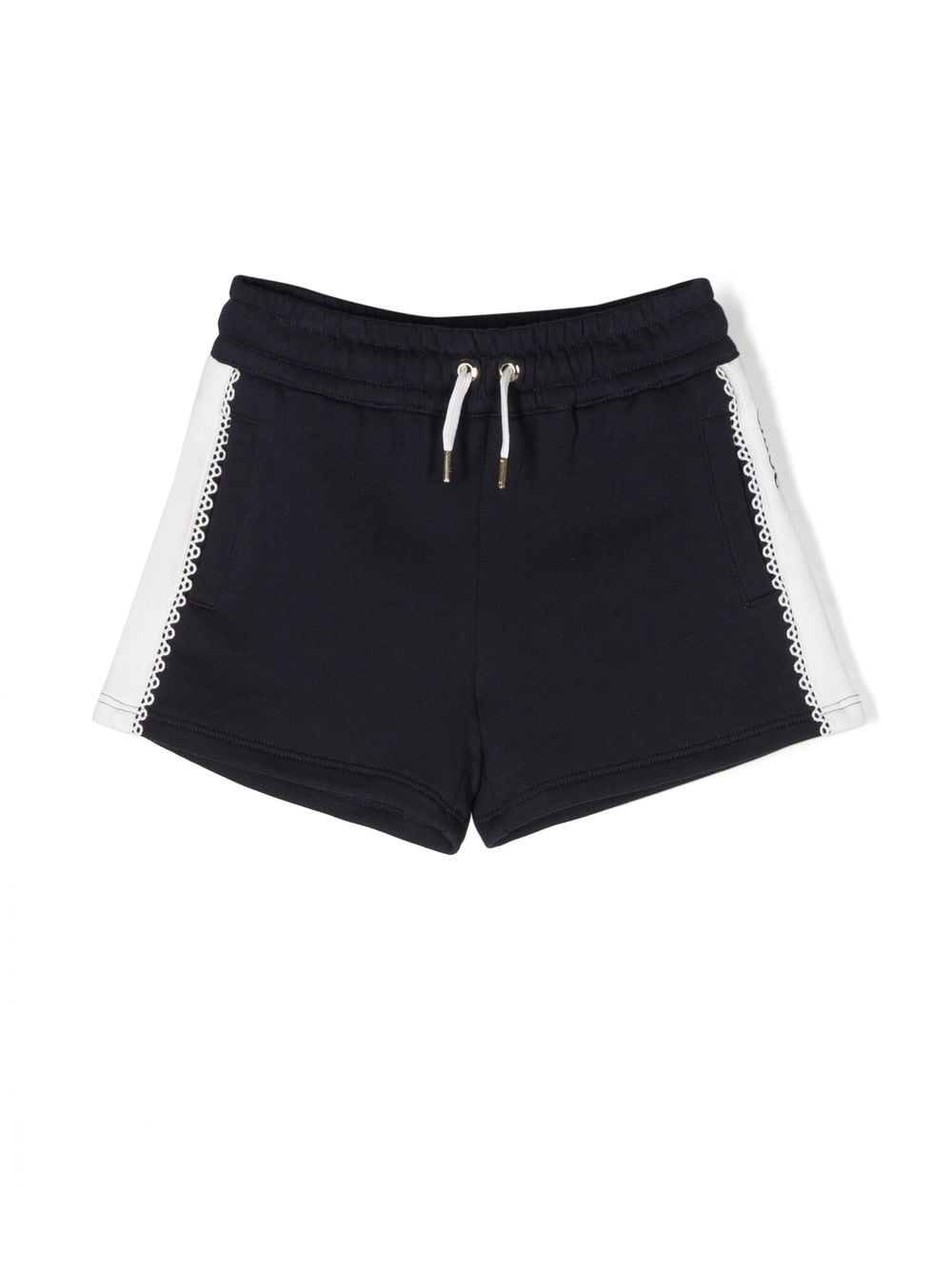 Chloé Kids Badeshorts mit Streifen - Blau von Chloé Kids