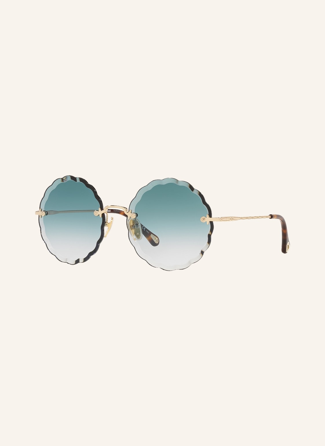 Chloé Sonnenbrille Ch 0047s gold von Chloé