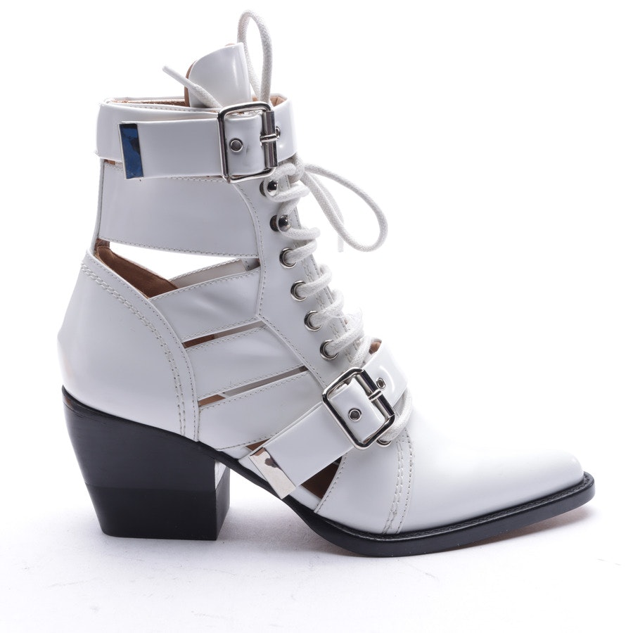 Chloé Ankle Boots EUR 37,5 Weiß von Chloé