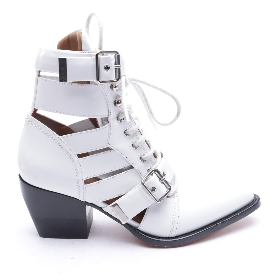 Chloé Ankle Boots EUR 41,5 Weiß von Chloé