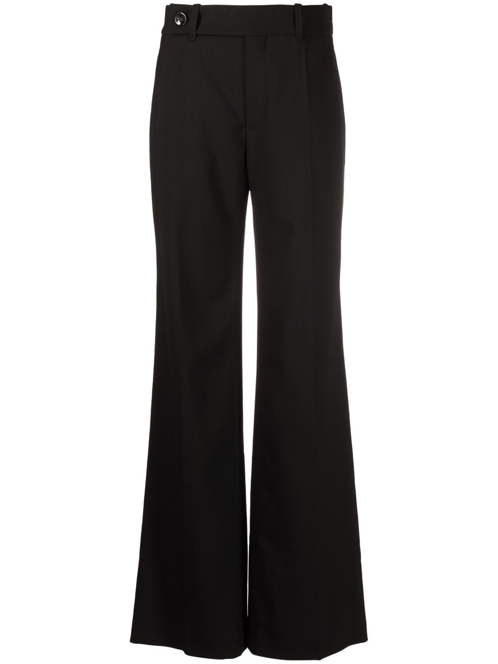 Chloé Ausgestellte High-Waist-Hose - Schwarz von Chloé