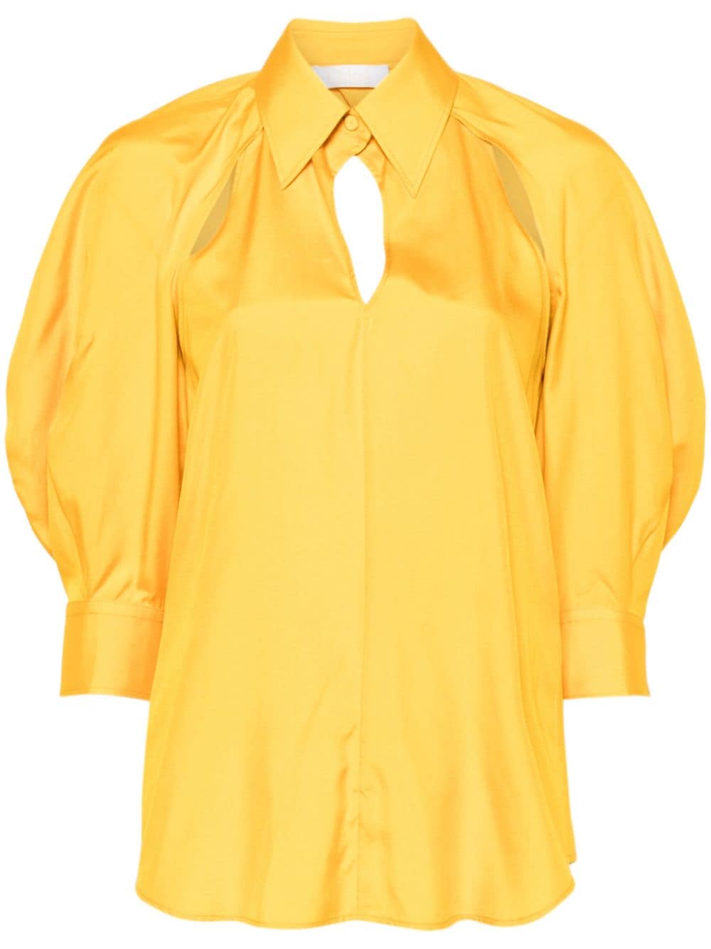 Chloé Bluse aus Seide - Gelb von Chloé