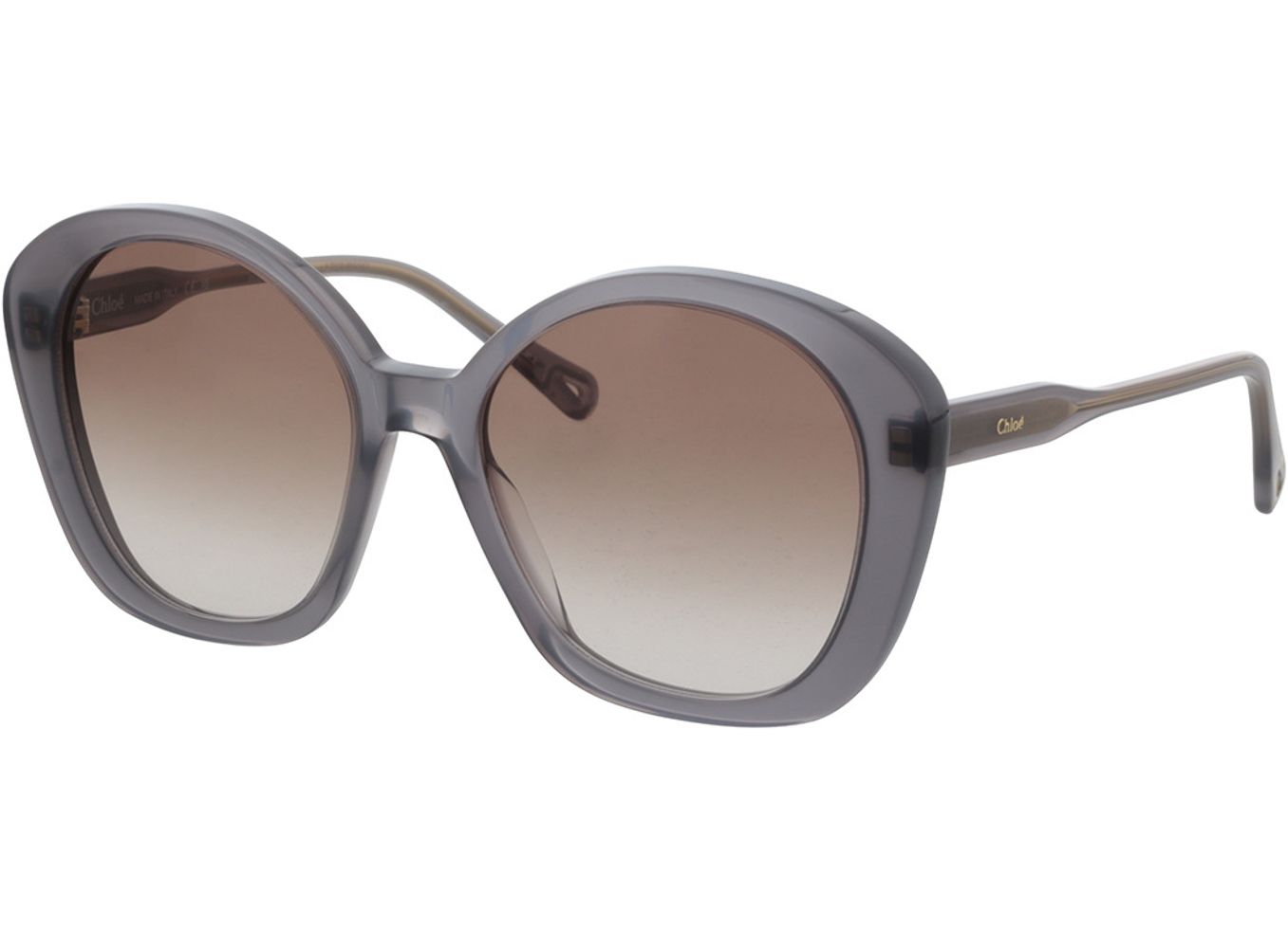 Chloé CH0081S-001 55-18 Sonnenbrille mit Sehstärke erhältlich, Damen, Vollrand, Cateye von Chloé