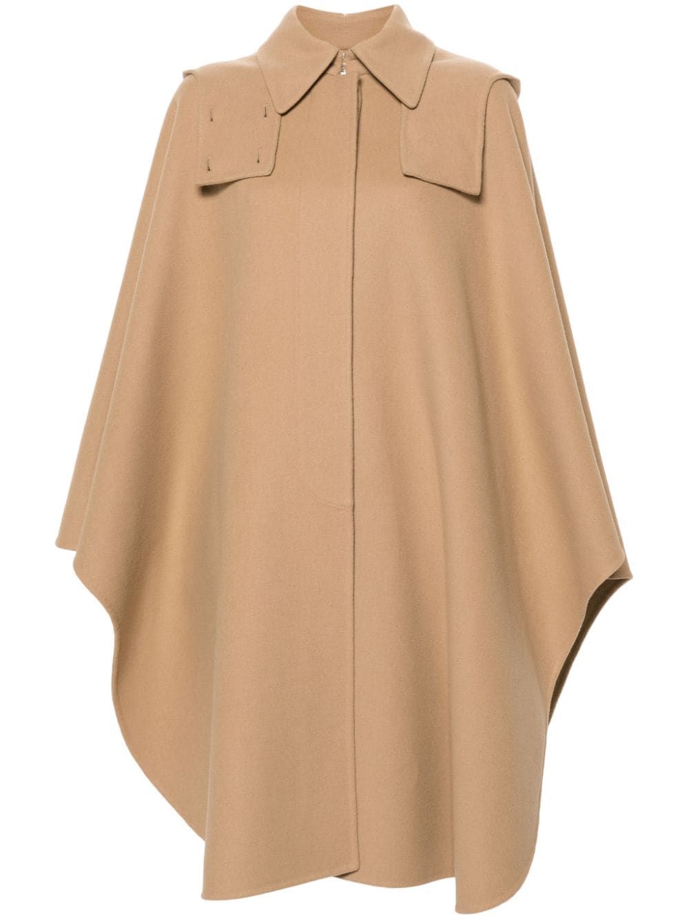 Chloé Cape aus Wollfilz - Braun von Chloé