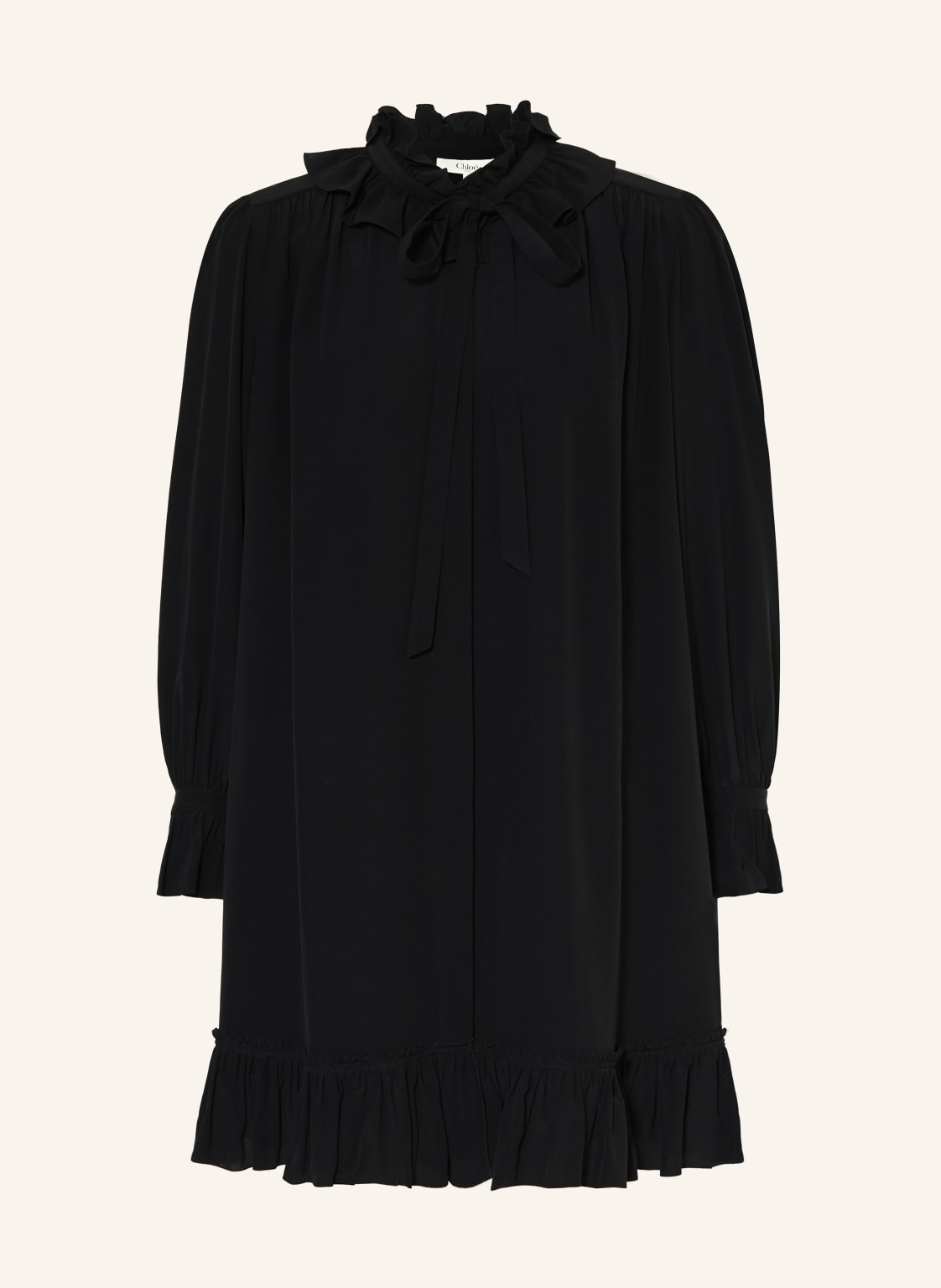 Chloé Cocktailkleid Aus Seide schwarz von Chloé