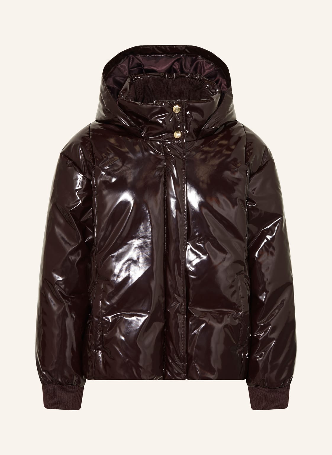 Chloé Daunenjacke Mit Abnehmbarer Kapuze rot von Chloé