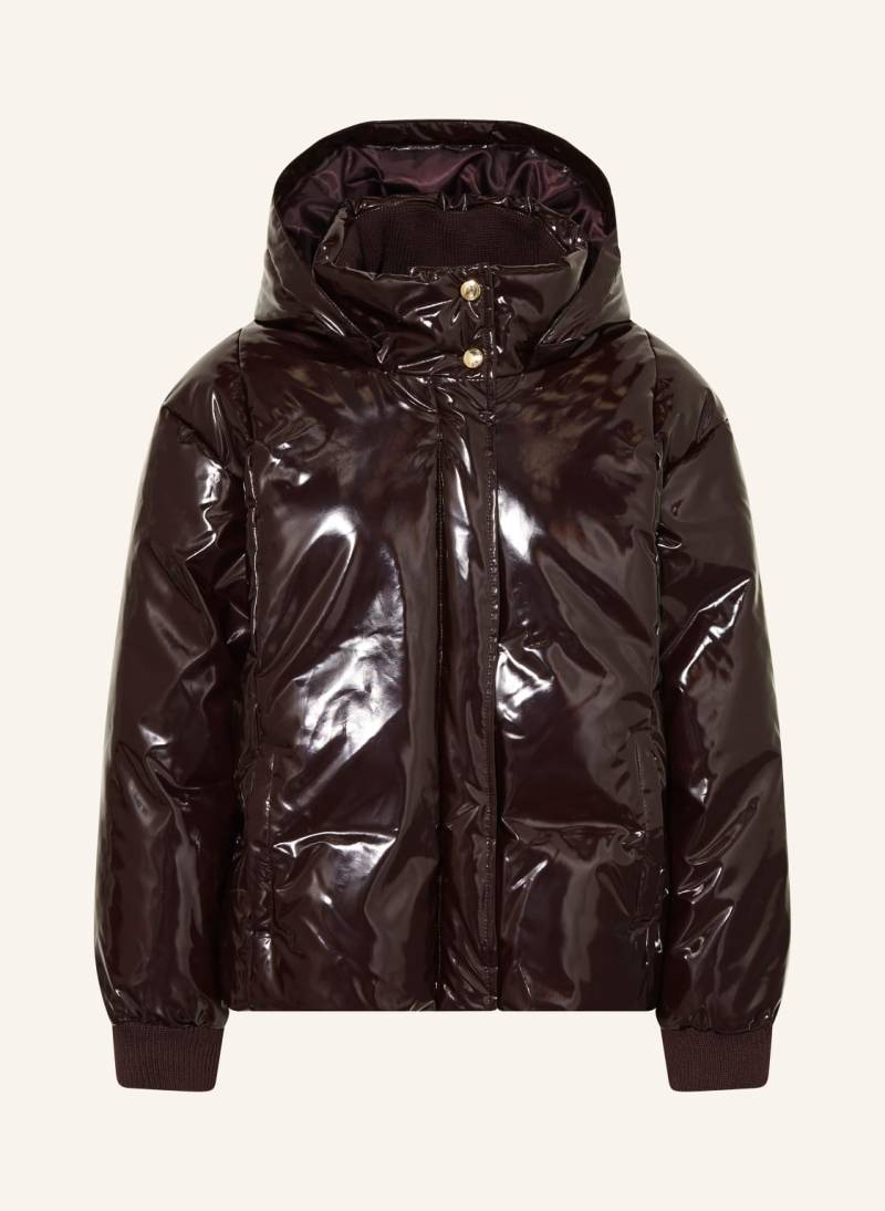 Chloé Daunenjacke Mit Abnehmbarer Kapuze rot von Chloé