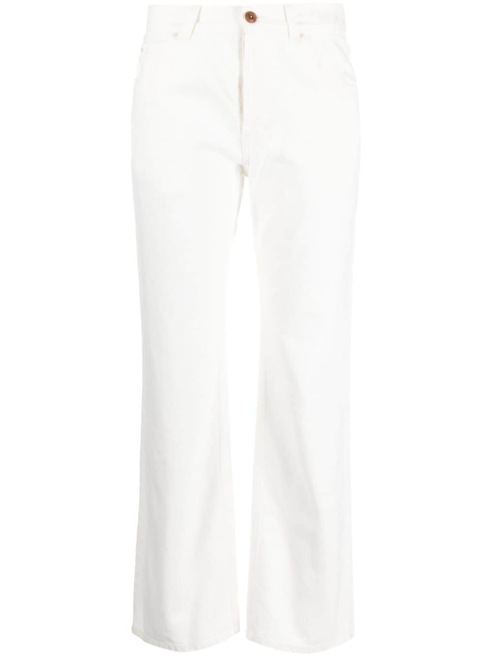 Chloé Gekürzte Bootcut-Jeans - Weiß von Chloé
