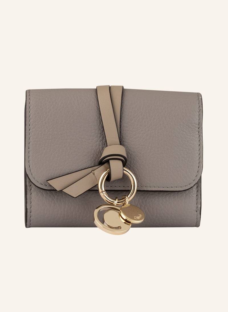 Chloé Geldbörse Alphabet grau von Chloé